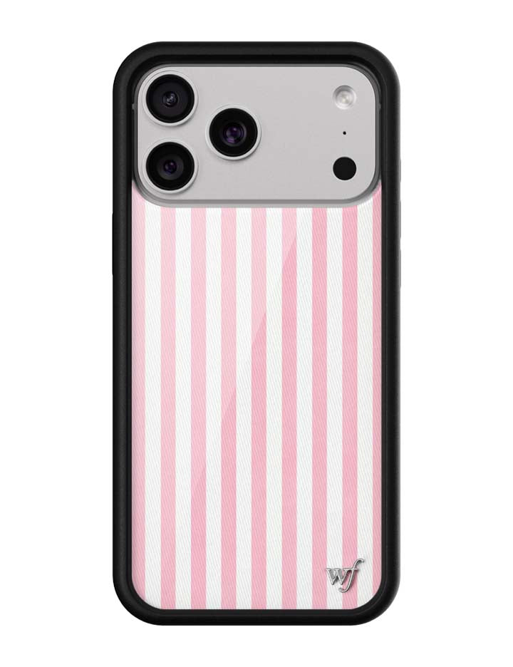 Funda para iPhone de Rayas Rosas