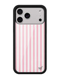 Funda para iPhone de Rayas Rosas