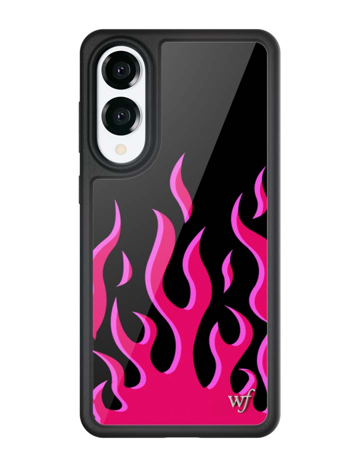 Llamas | Funda negra y roja para Samsung Galaxy