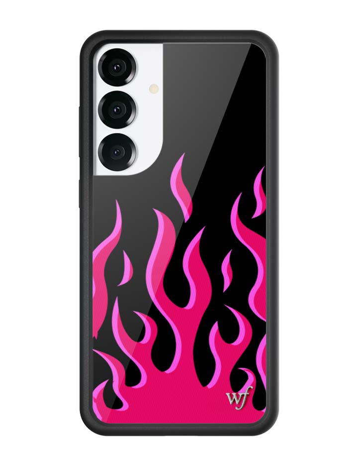 Llamas | Funda negra y roja para Samsung Galaxy