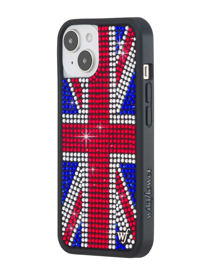 Rhinestone Union Jack iPhone Case