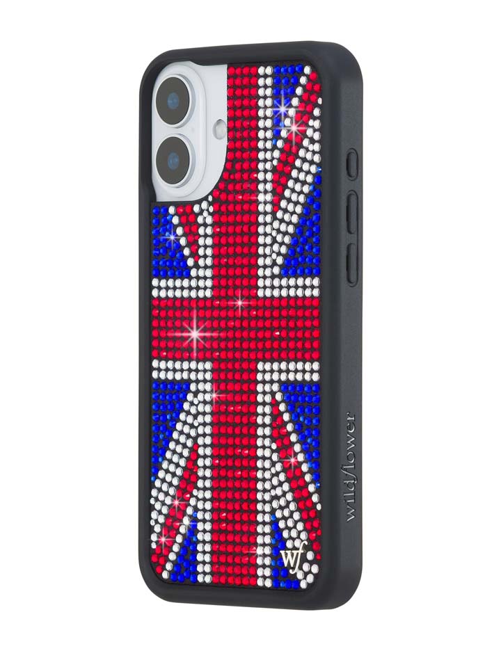Rhinestone Union Jack iPhone Case