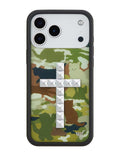 Stud Cross Cat Camo iPhone Case