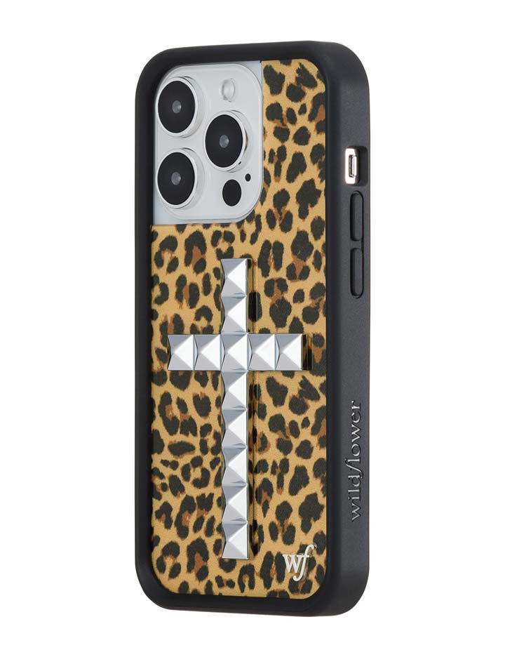Stud Cross Meow iPhone Case