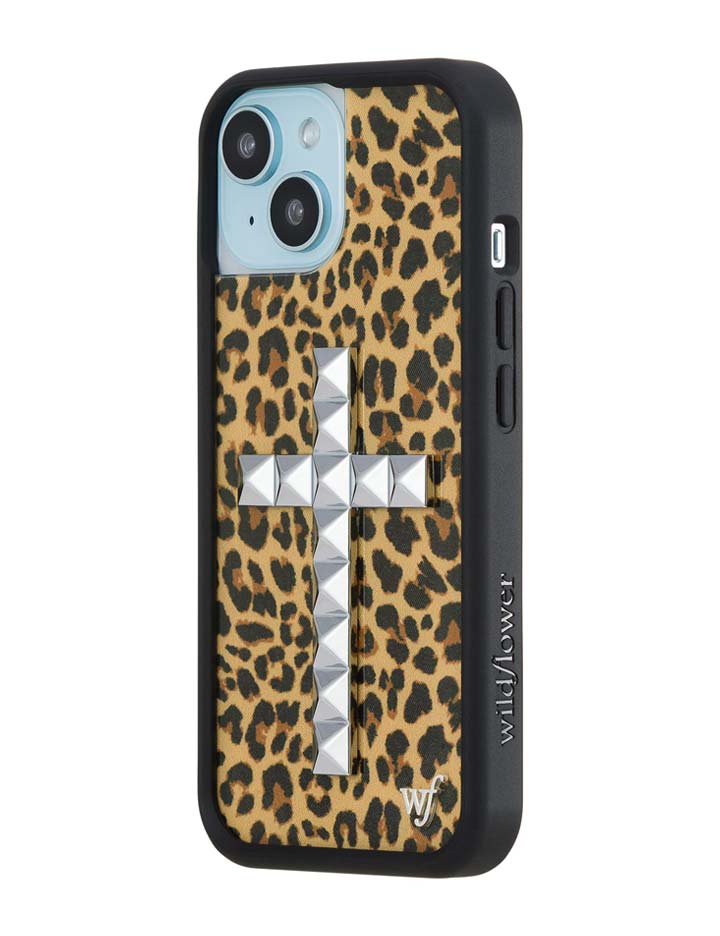 Stud Cross Meow iPhone Case