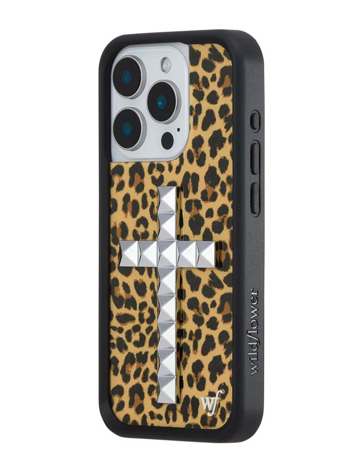 Stud Cross Meow iPhone Case
