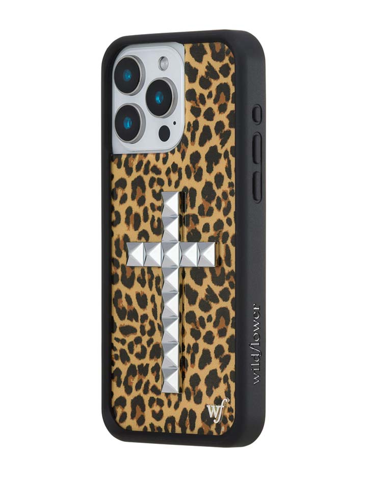 Stud Cross Meow iPhone Case