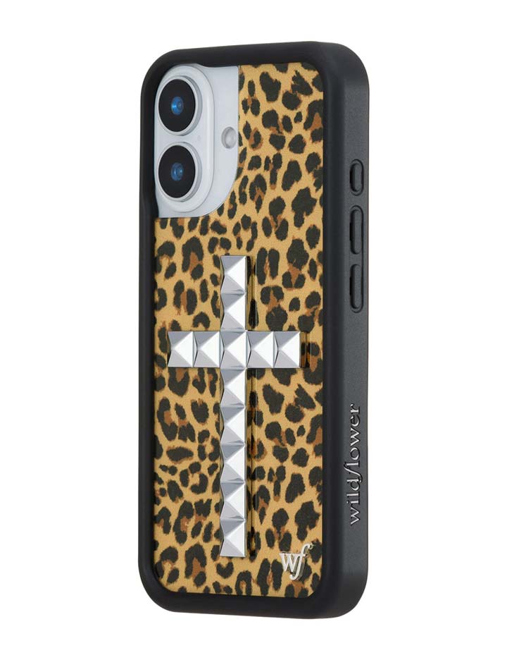 Stud Cross Meow iPhone Case