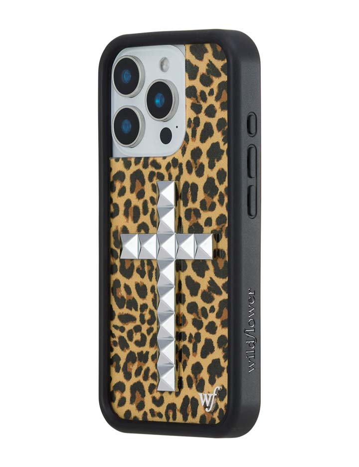 Stud Cross Meow iPhone Case