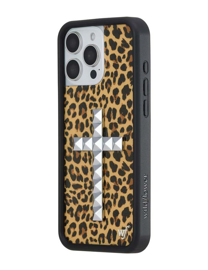 Stud Cross Meow iPhone Case