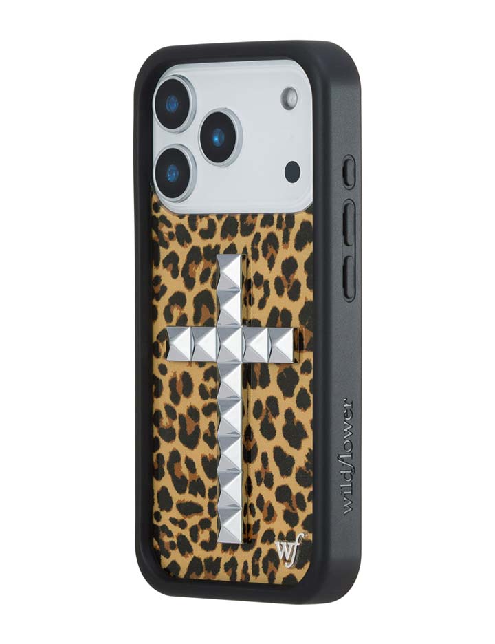 Stud Cross Meow iPhone Case