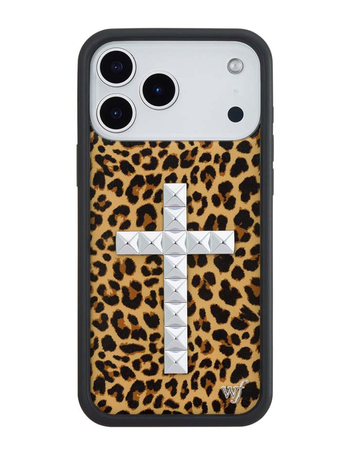 Stud Cross Meow iPhone Case