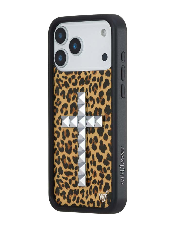 Stud Cross Meow iPhone Case