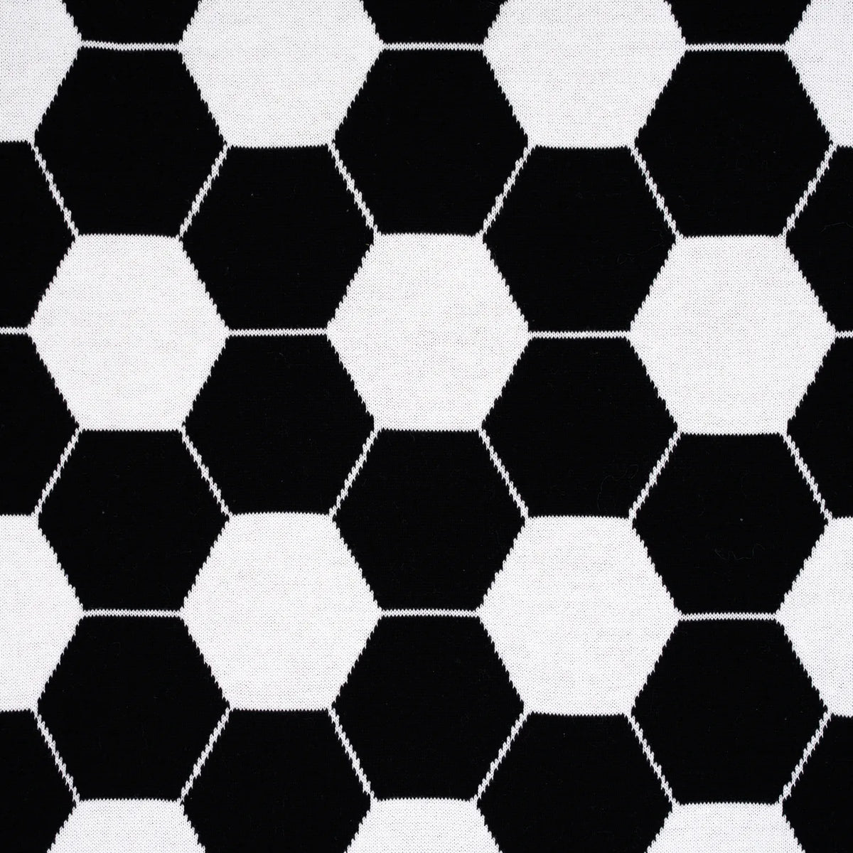 Soccer Jacquard Knit Baby Blanket