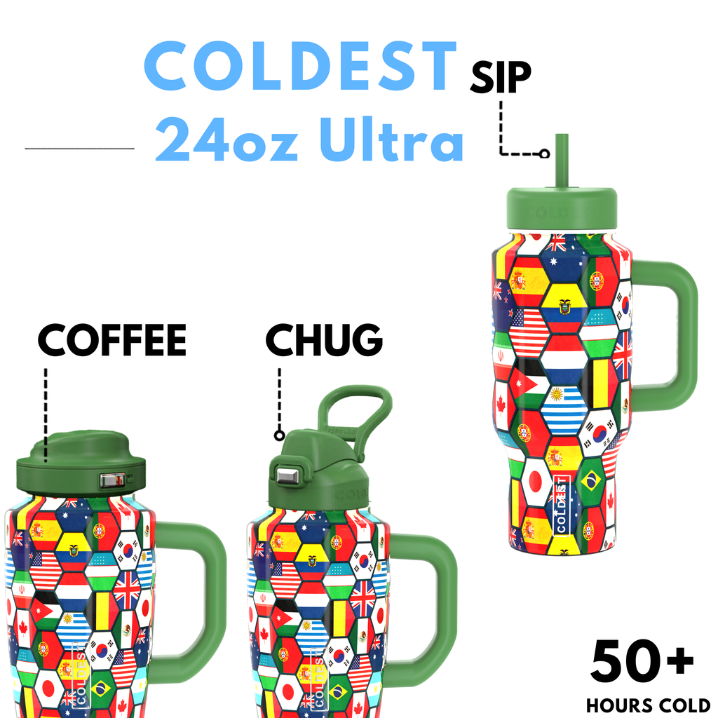 Botella térmica COLDEST Limitless de 24 oz