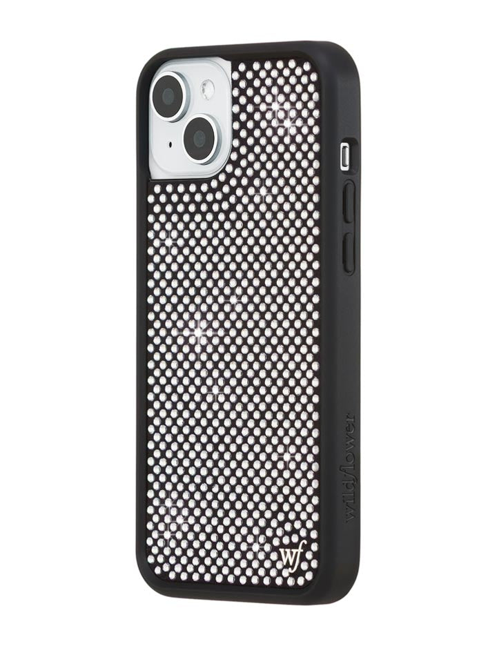 Rhinestone iPhone Case | White
