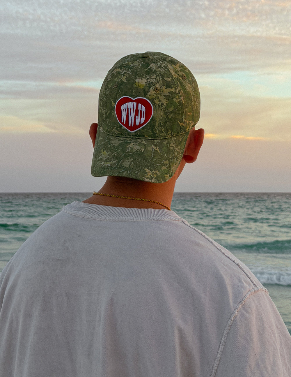 Gorra de camuflaje WWJD