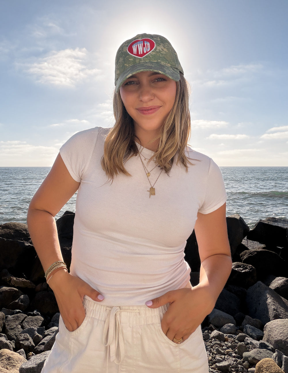 Gorra de camuflaje WWJD