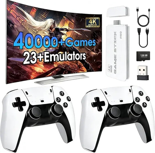 Retro 4K Game Stick – 40,000+ Games