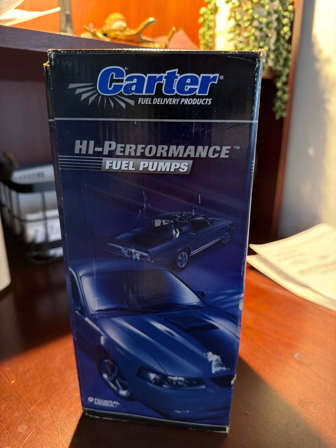 Carter Hi-Performance Fuel Pumps original box side