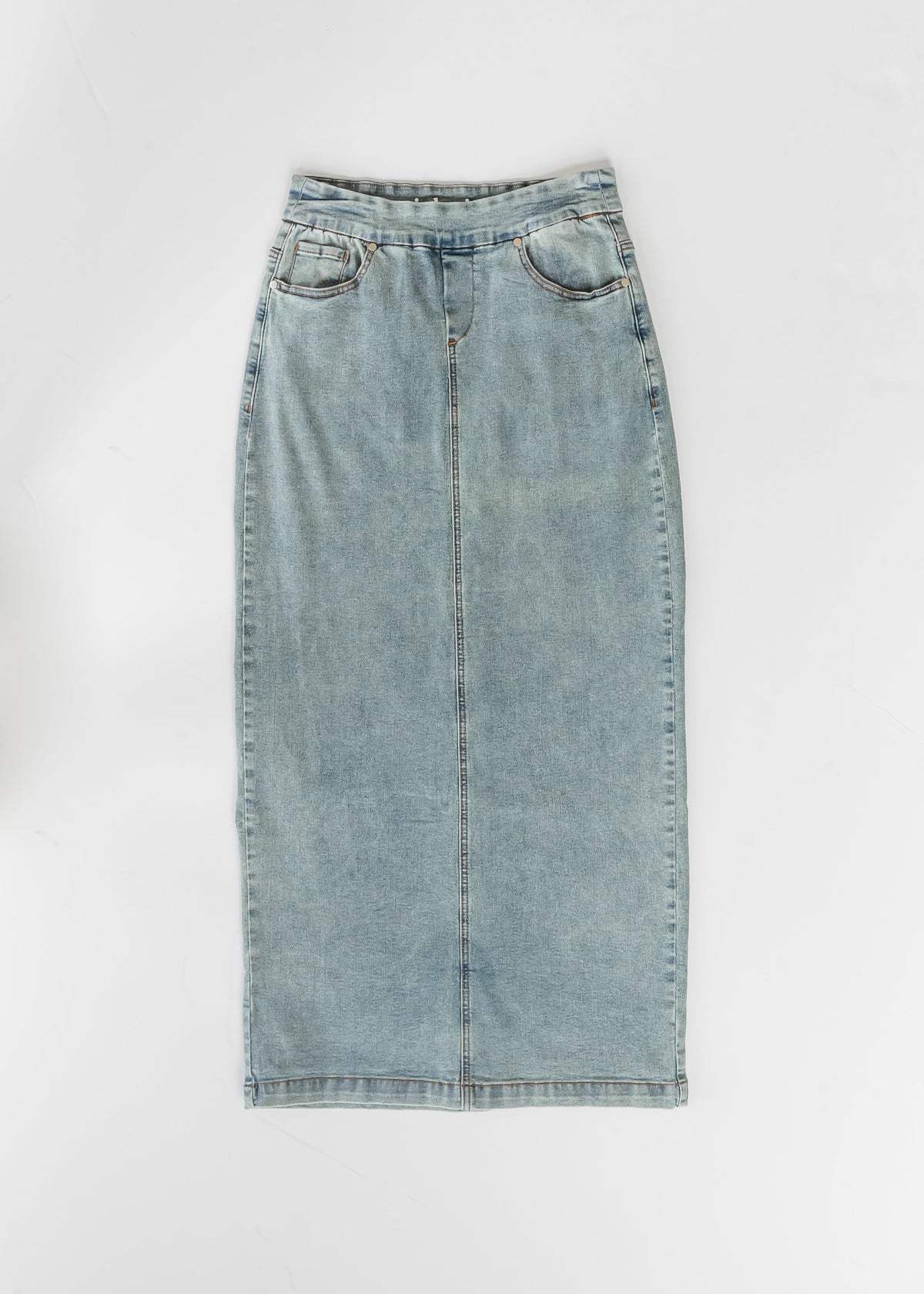 Falda vaquera larga Donna Classic Wash
