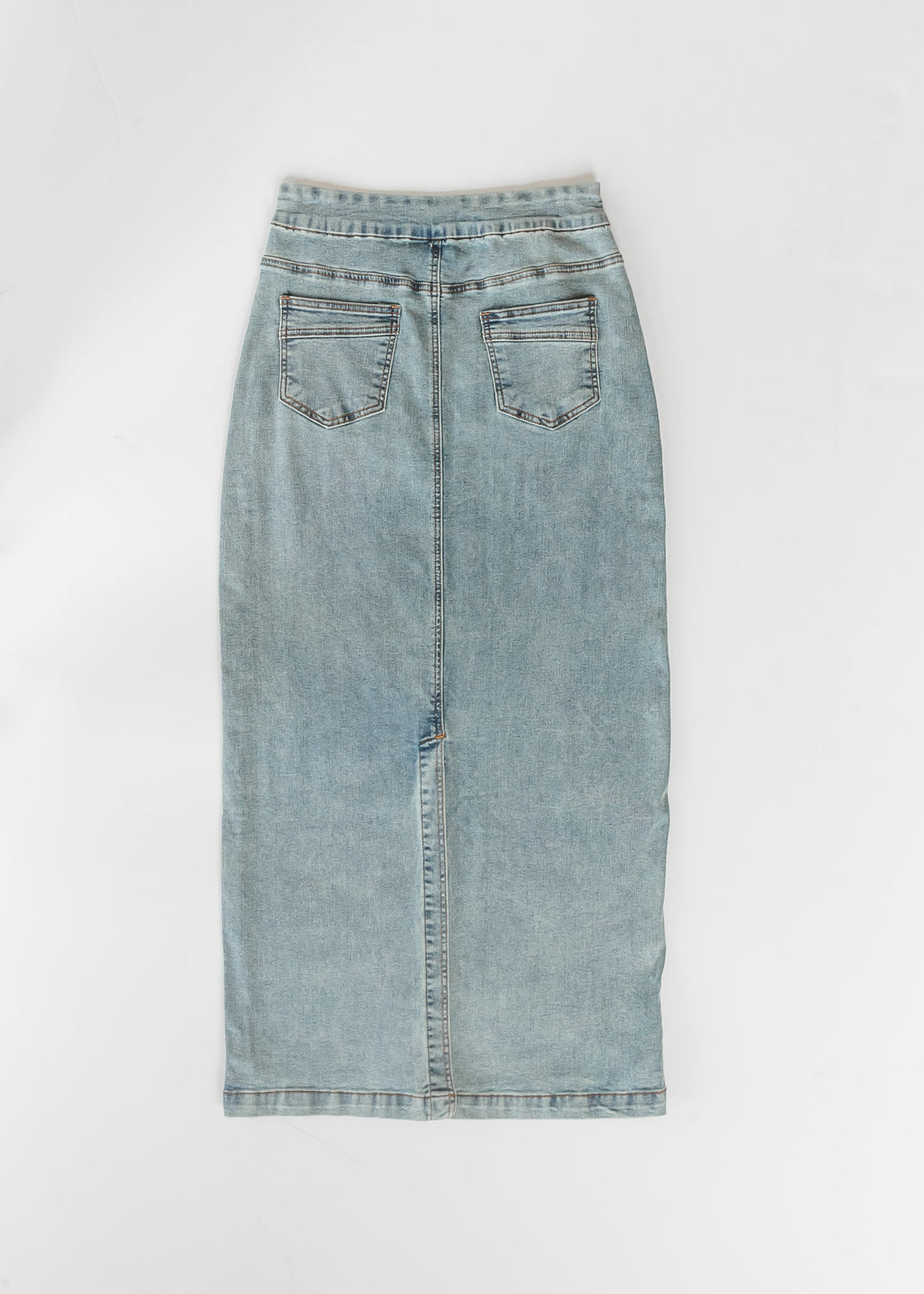 Falda vaquera larga Donna Classic Wash