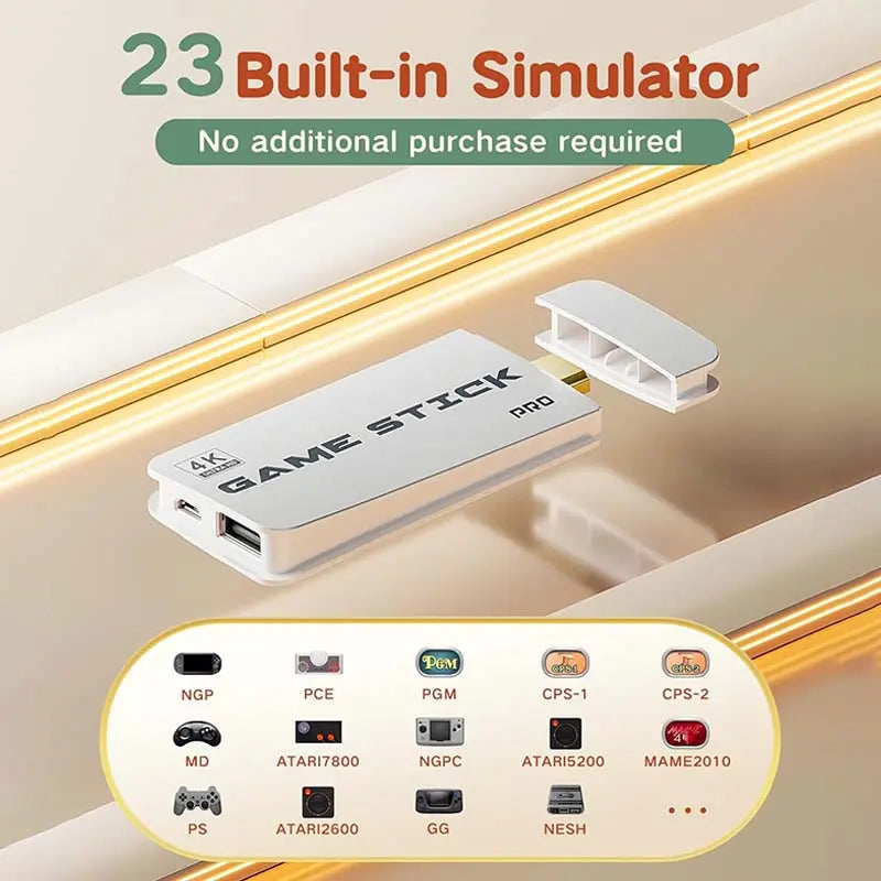 Retro 4K Game Stick – 40,000+ Games