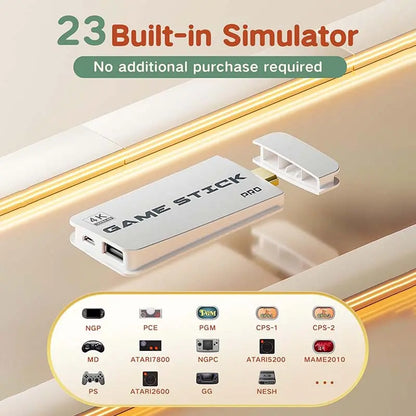 Retro 4K Game Stick – 40,000+ Games