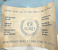 Original photo of “Here's How the ’61 Ford Takes Care of Itself” Poster