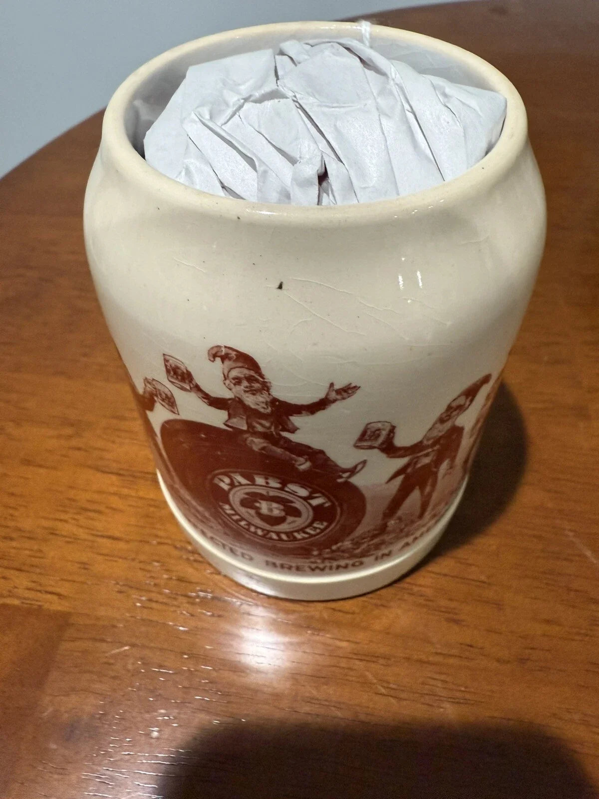 Original photo of Pabst Milwaukee Ceramic Beer Mug, c. 1898–1901