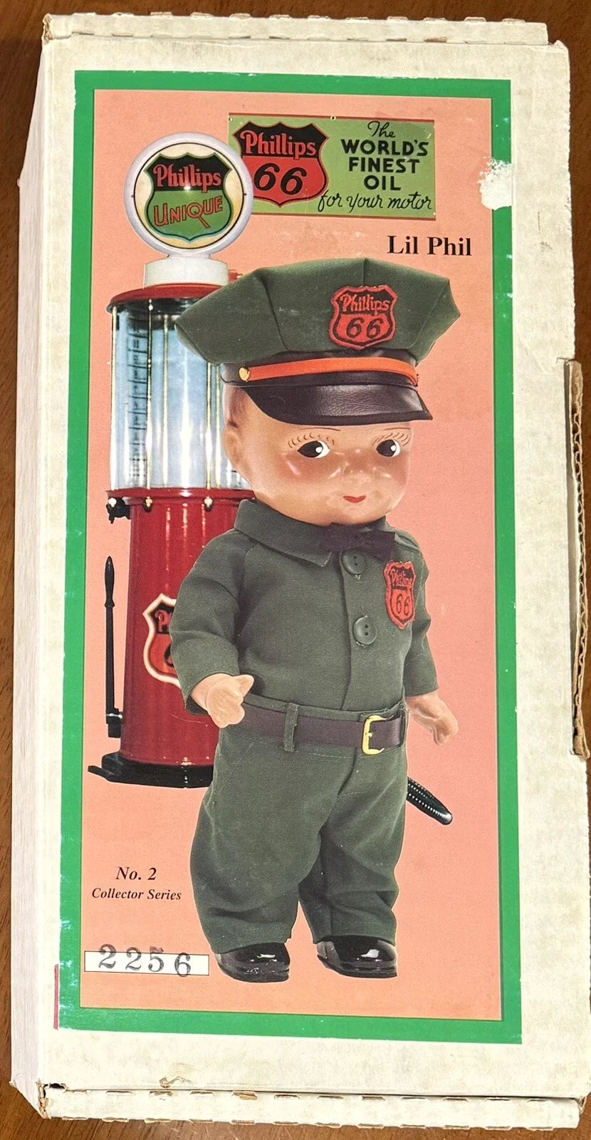 Original photo of Phillips 66 Gas Station Attendant Collectible Doll