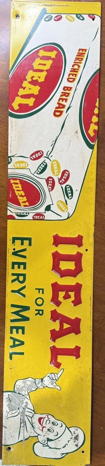 Original photo of Original Vintage Ideal Bread Advertising Sign