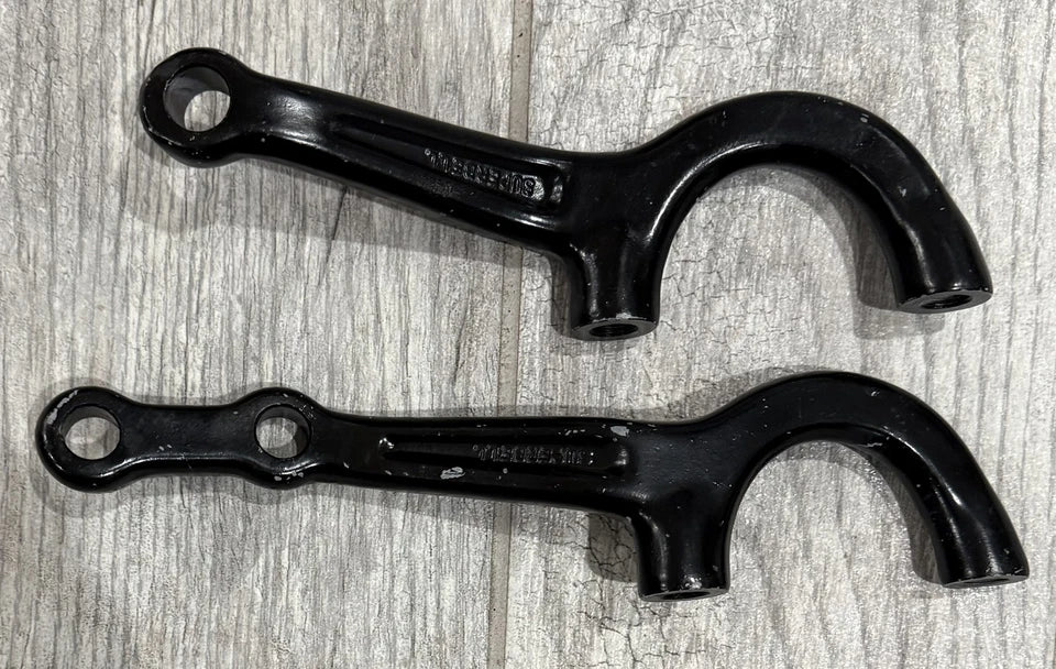 Original photo of Pair of Cast Black Steering Arms, 1928–1934