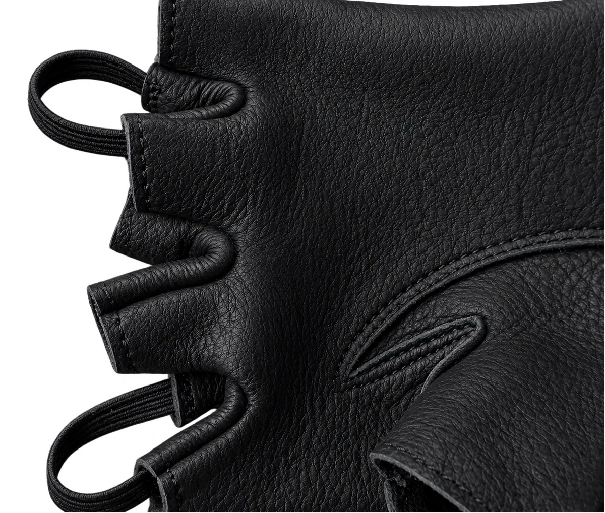 Guantes de piel de ciervo sin dedos