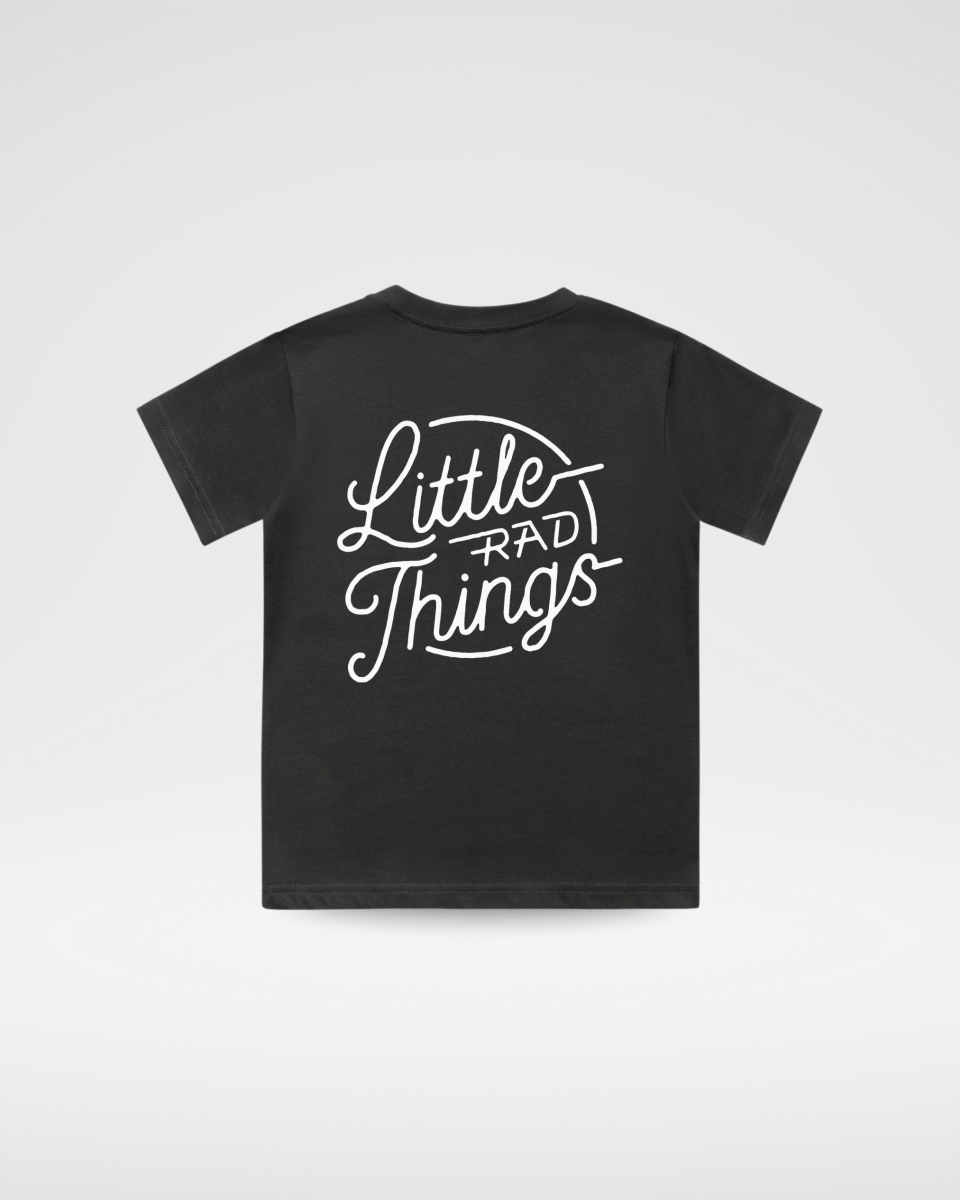 RAD CIRCLE LOGO TEE - SMOKE