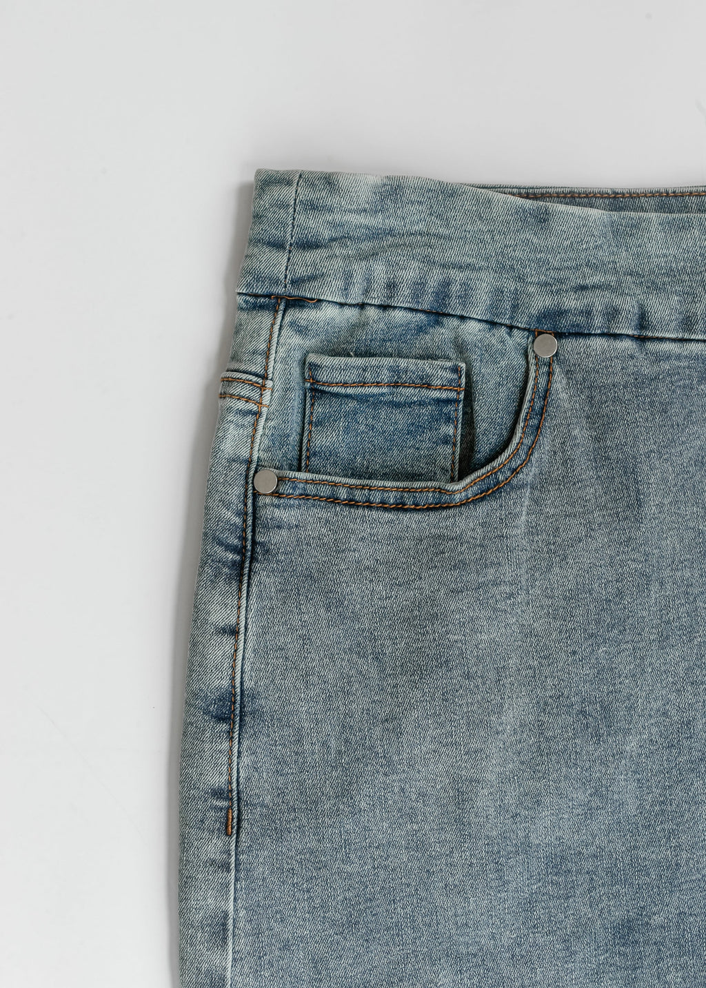 Falda vaquera midi Sandra Classic Wash