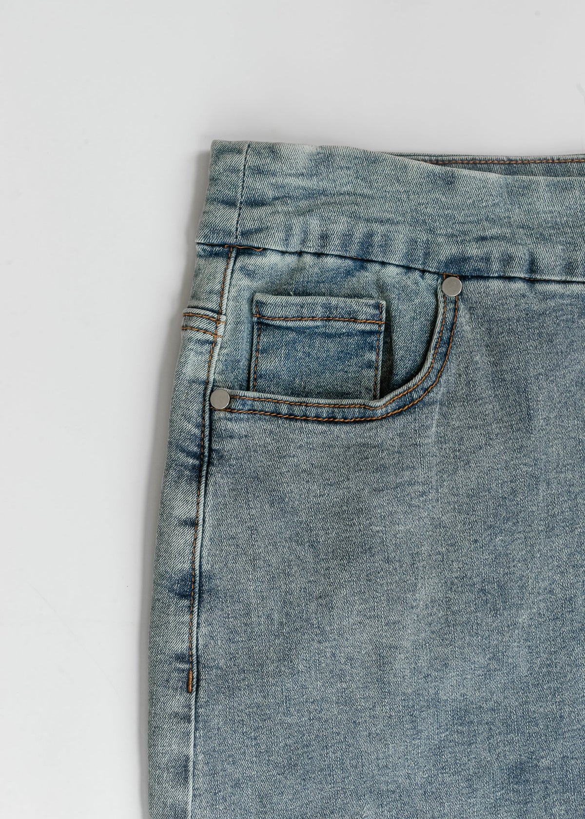 Falda vaquera midi Sandra Classic Wash