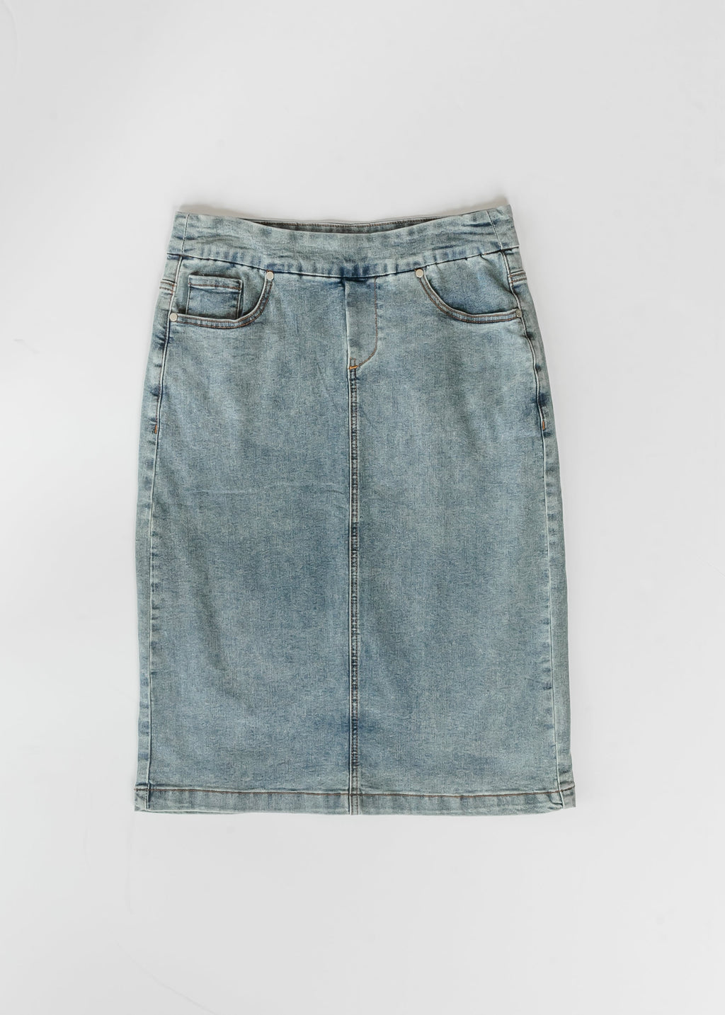 Falda vaquera midi Sandra Classic Wash