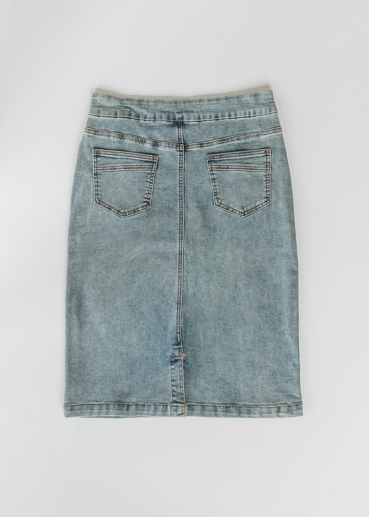 Falda vaquera midi Sandra Classic Wash
