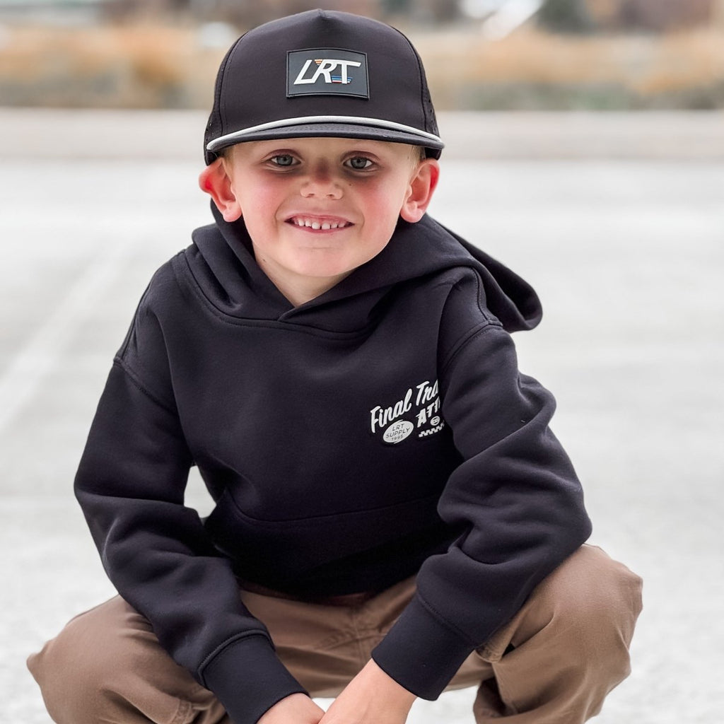 THE FINAL TRACK ATTACK HOODIE - RECYCLED BLACK