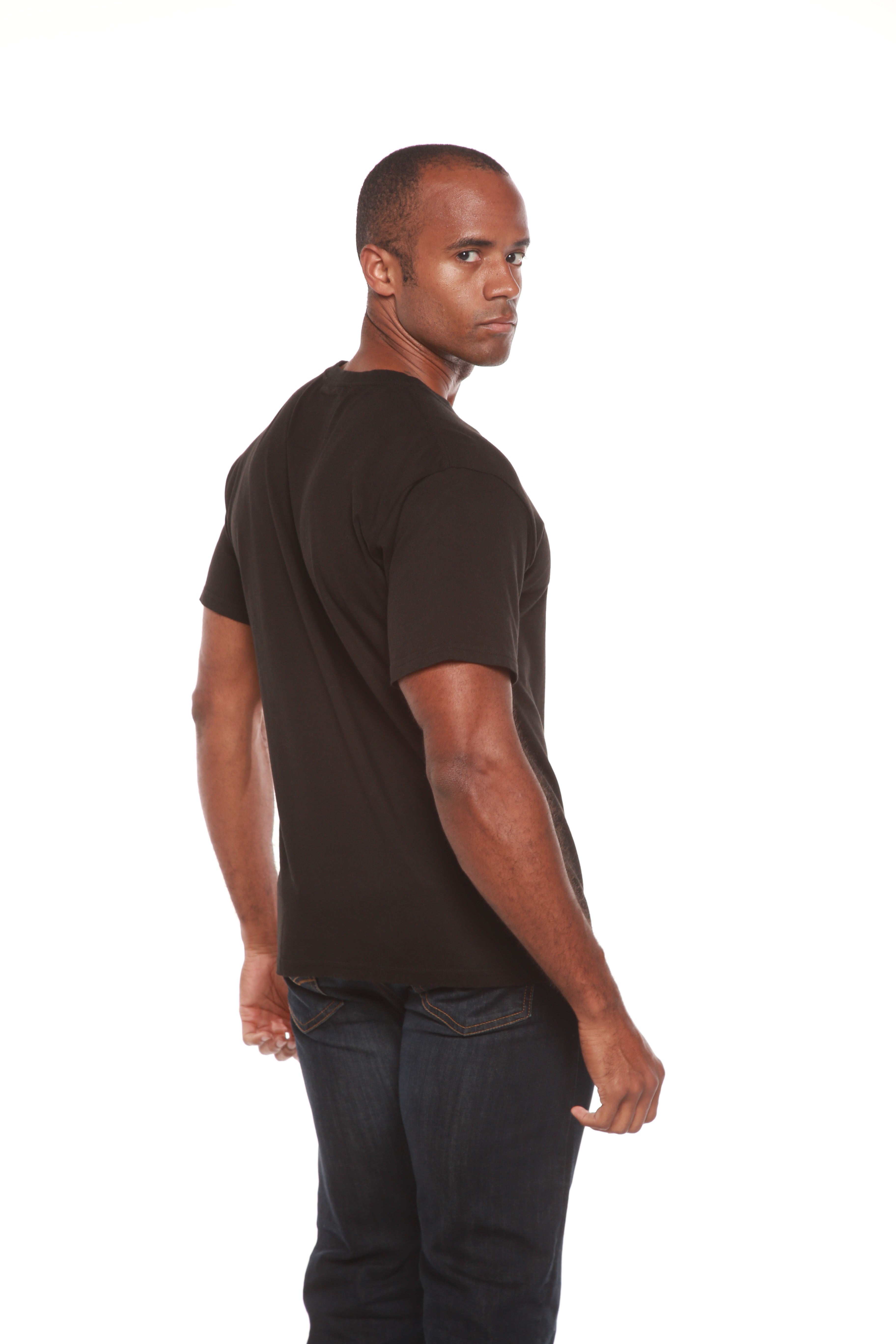 Men's short-sleeved bamboo t-shirt - classic fit