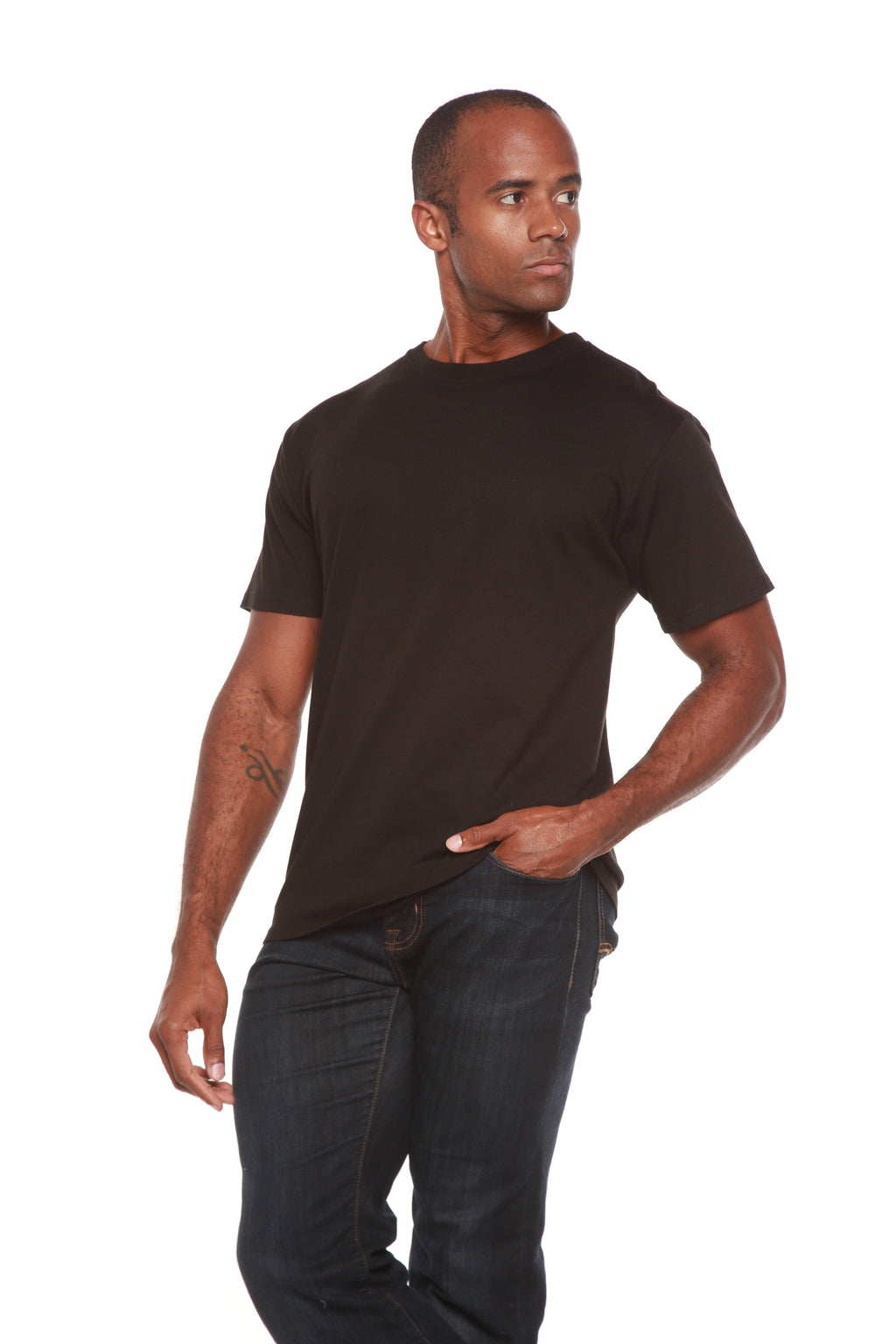 Men's short-sleeved bamboo t-shirt - classic fit