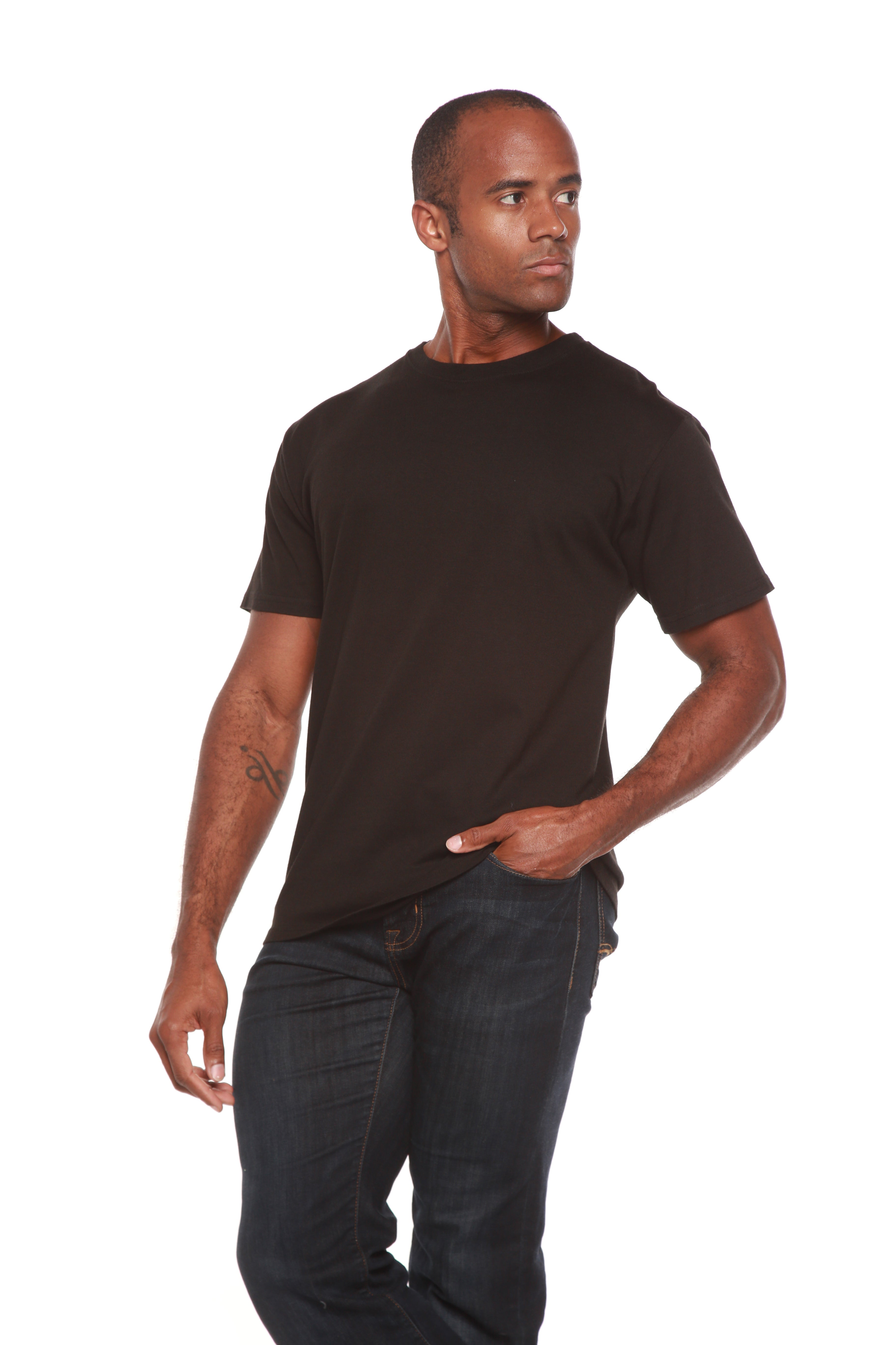 Men's short-sleeved bamboo t-shirt - classic fit