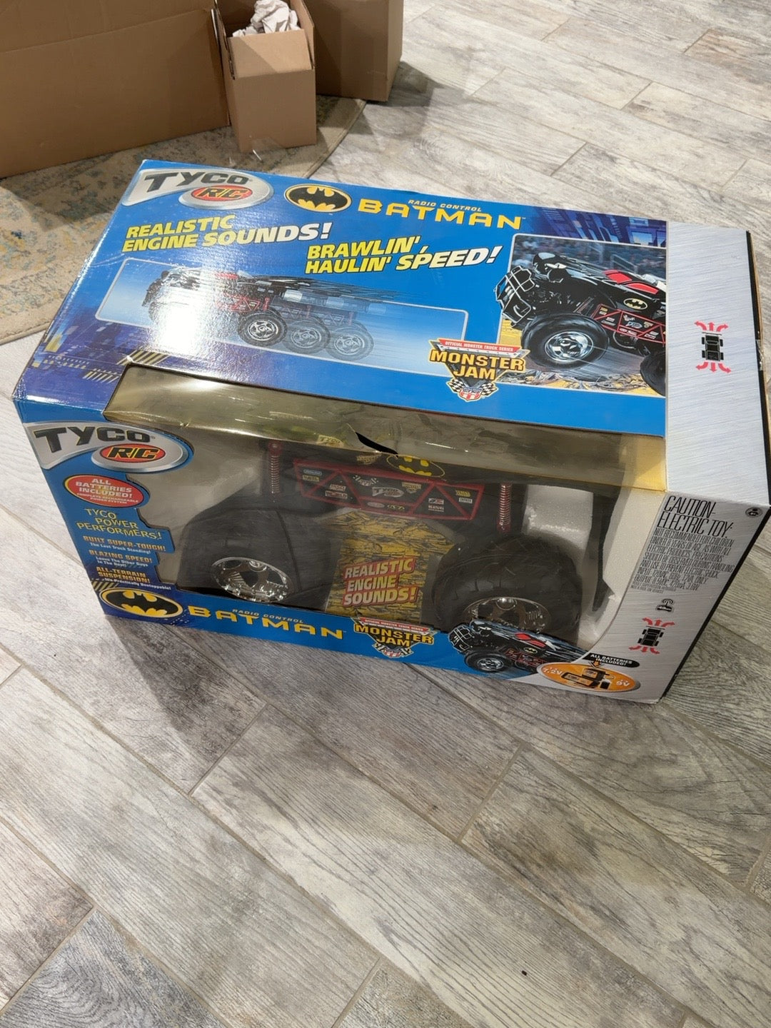 Tyco RC Batman box top and front