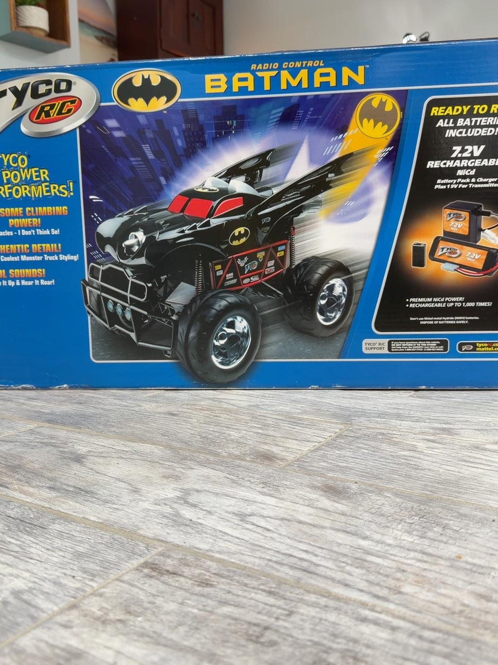 Tyco RC Batman box back detail